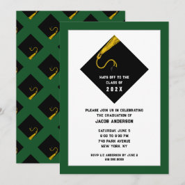 Convites à Festa de formatura Verde