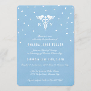 Convites à Graduação de Enfermeiros Azuis