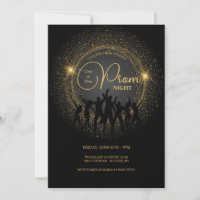 Convites à Noite do baile de formatura