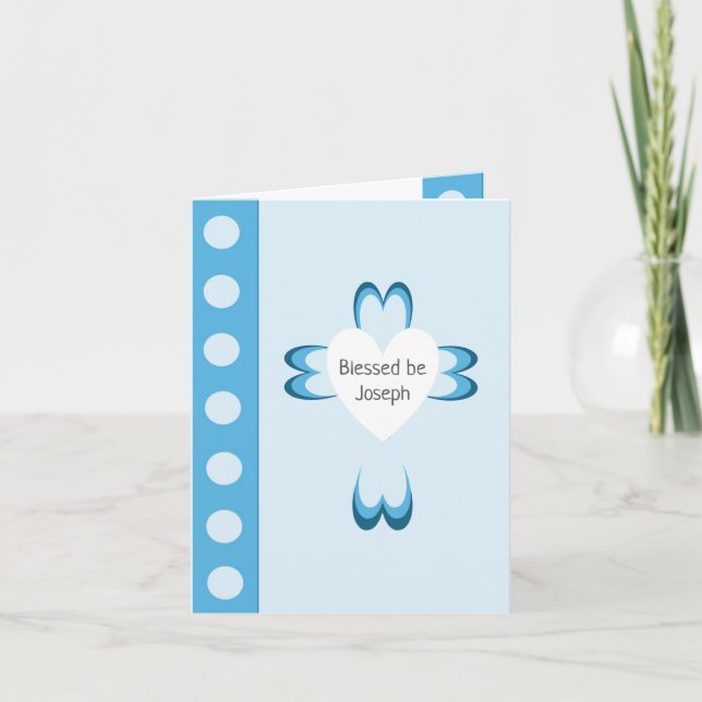 Convites abençoados ao batismo (Frente)