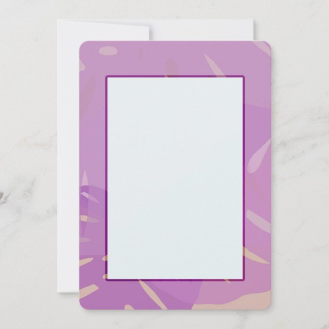 Convites Abstratos Monstera (Frente)