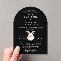 Convites Acrílicos para Caligrafia Moderna de Casa