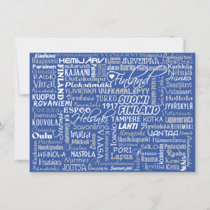 Convites aduaneiros para as cidades da Finlândia