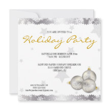 Convites ancas do floco de neve da festa natalícia