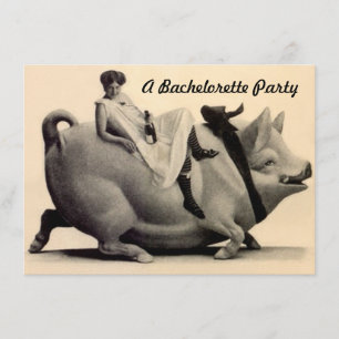 Convites antigos da festa de solteira do casamento