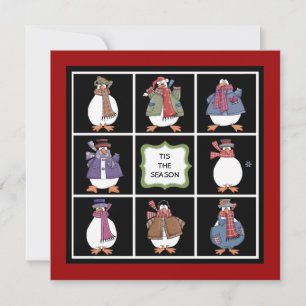 Convites anuais da festa natalícia da vizinhança