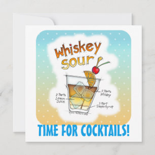 CONVITES - ARTE ÁCIDA DO COCKTAIL DA RECEITA DO