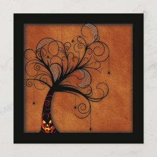 Convites assombrados da floresta