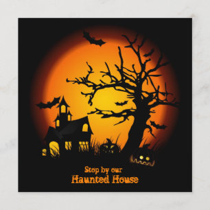 Convites assombrados vazio do Dia das Bruxas da