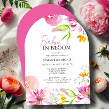 Convites Baby In Bloom | Design Arco