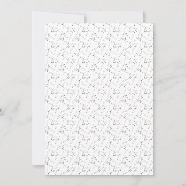 Convites | Bird Branch – Minimalista Elegante (Frente)