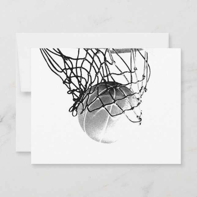 Convites Bola de Basquetebol (Frente)