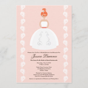 Convites Bonito a Chás de panela cor-de-rosa