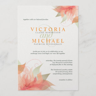 Convites brancos metálicos do casamento do gelo