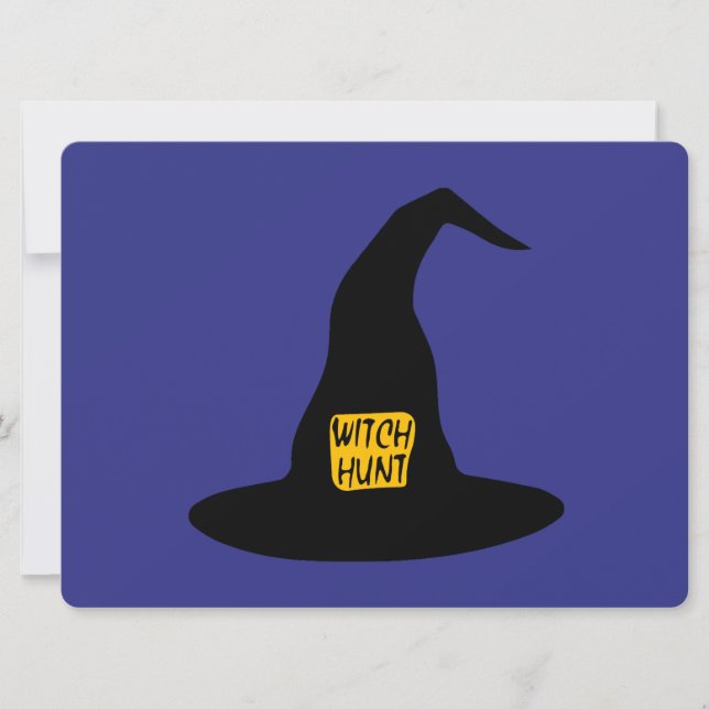 CONVITES - CAÇA ÀS BRUXAS  (Frente)