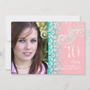 Convites Chique Vintage/Grunge/Redemoinhos/Damasco