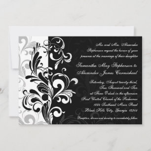 Convites Contemporâneos de Casamento em Cabeça B