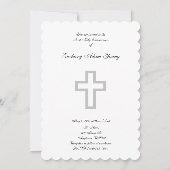 Convites "Cruz de Cinzas" (Frente)