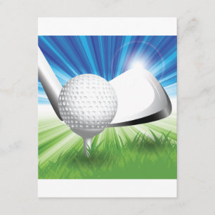 Convites da bola de golfe e do T