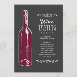 Convites da degustação de vinhos
