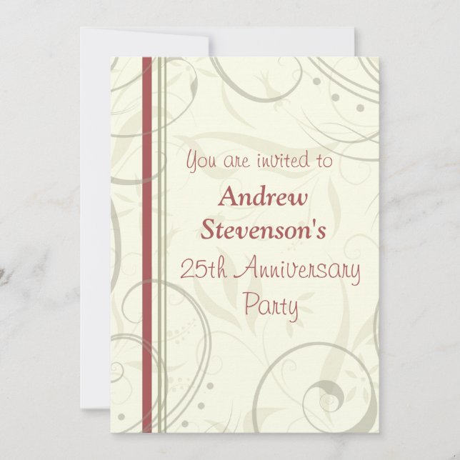 Convites da festa de aniversário de Ermployee (Frente)