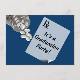 Convites da festa de formatura do farmacêutico do
