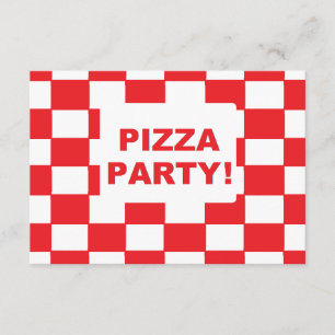 Convites da "Pizza Party"