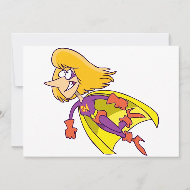 Convites da Super Mãe (Frente)