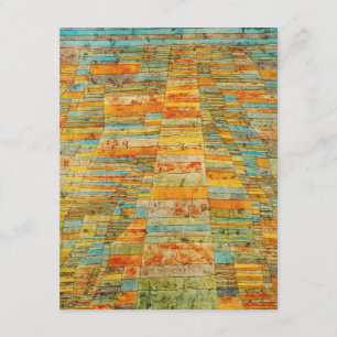 Convites das estradas e dos Byways de Paul Klee