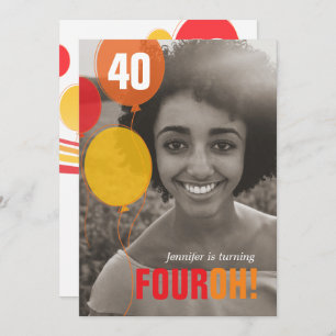 Convites de 40 FOUROH!