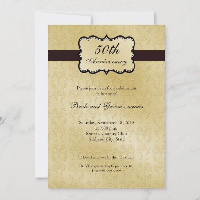 Convites de 50 anos (Frente)