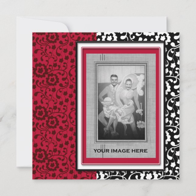 Convites de 50 anos de Casamento Elegante (Frente)