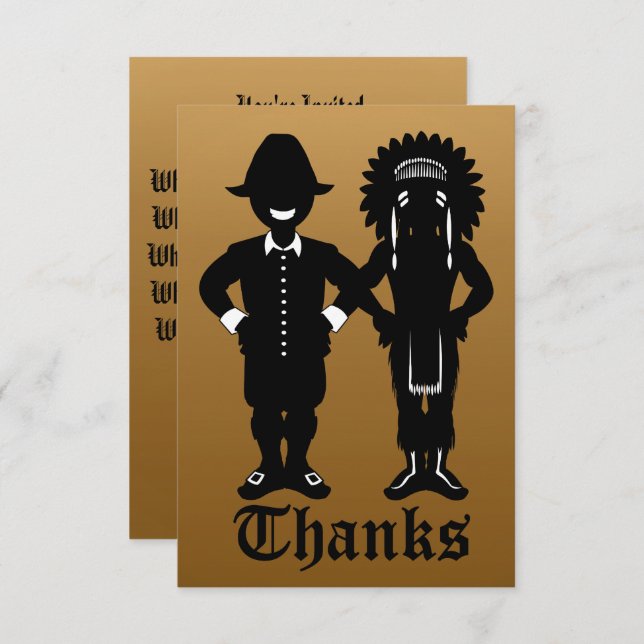 Convites de Ação de Graças Convite para Partido Pe (Frente/Verso)