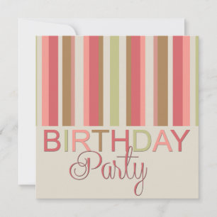 Convites de aniversário