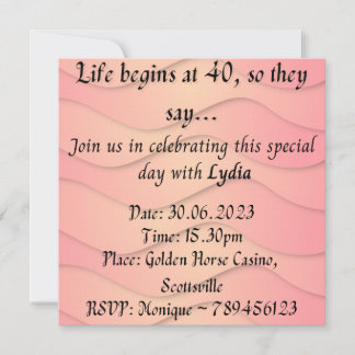 Convites de Aniversário