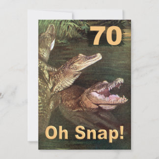 Convites de aniversário 70 engraçados