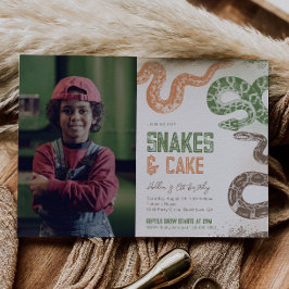 Convites de Aniversário Cobra Foto