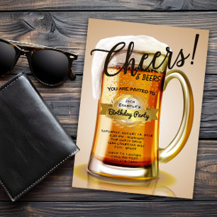 Convites de Aniversário com Cerveja