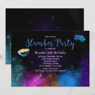 Convites de Aniversário da Festa de Sonho no Espaç