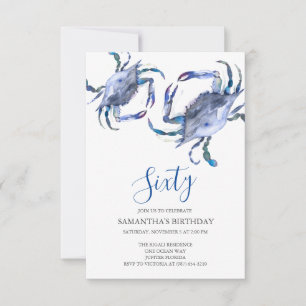 Convites de aniversário da Praia 60