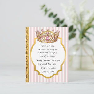Convites de Aniversário da Princesa Tiara para Dow