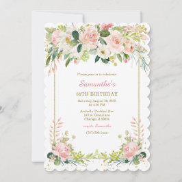 Convites de Aniversário de 65 Anos Personalizados