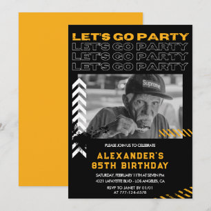 convites de aniversário de 85 anos para homens Fot