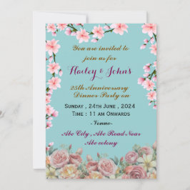 Convites de Aniversário de Casamento