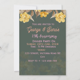 Convites de Aniversário de Casamento