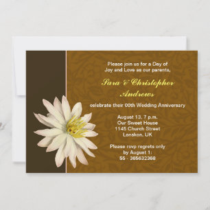convites de aniversário de casamento elegantes