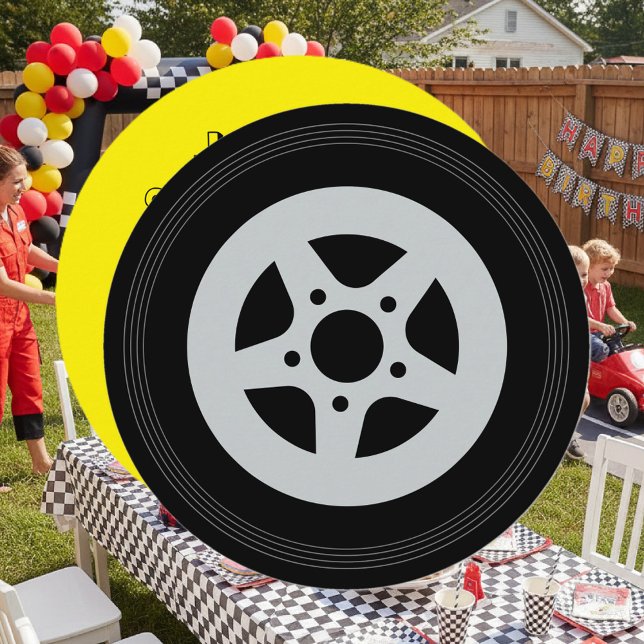 Convites de aniversário de corrida de carros para  (auto racing Birthday party invitations for kids)