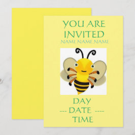 convites de aniversário de crianças conjunto