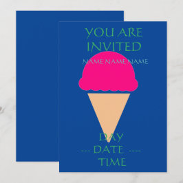 convites de aniversário de crianças conjunto