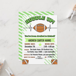 Convites De Aniversário De Futebol Para Rapazes Se